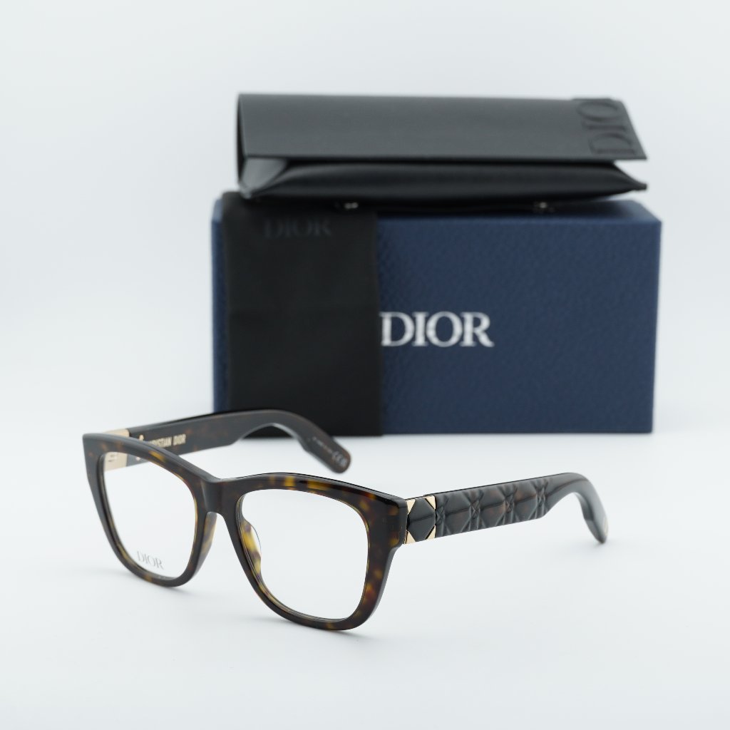 Dior Lady 95.22o S1i 2000 Square Eyeglasses 53mm - Havana